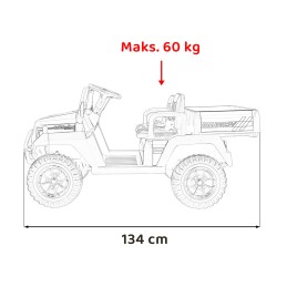 Pojazd Pick-Up Champion Biały