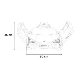 Pojazd Lamborghini Revuelto Niebieski