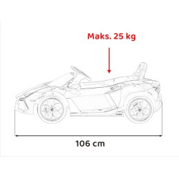 Pojazd Lamborghini Revuelto Czerwony