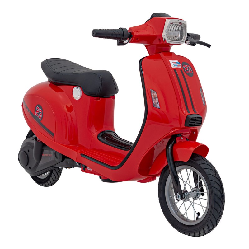 Pojazd Skuter Retro 23 Czerwony