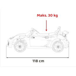 Pojazd RUF CTR3 Biały