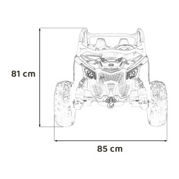 Pojazd Buggy Maverick Turbo RR STRONG Zielony