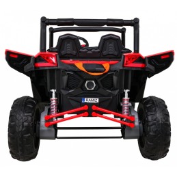 Buggy UTV-MX na akumulator dla dzieci Czerwony + Napęd 4x4 + Pilot + Audio LED + Schowek + EVA + Wolny Start