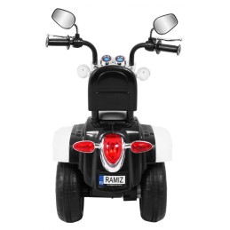 Motorek Chopper NightBike Biały