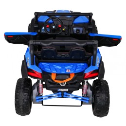 Buggy UTV-MX na akumulator dla dzieci Niebieski + Napęd 4x4 + Pilot + Audio LED + Schowek + EVA + Wolny Start
