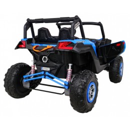 Buggy UTV-MX na akumulator dla dzieci Niebieski + Napęd 4x4 + Pilot + Audio LED + Schowek + EVA + Wolny Start