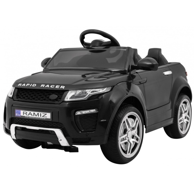 Autko Rapid Racer elektryczne dla dzieci, Czarny SUV + Pilot