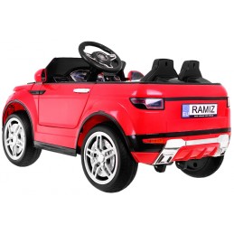 Autko Rapid Racer elektryczne dla dzieci, Czerwony SUV + Pilot