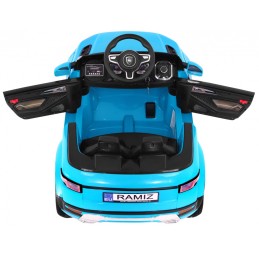 Autko Rapid Racer elektryczne dla dzieci - Niebieski SUV + Pilot